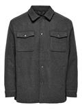 ONSCREED LOOSE WOOL JACKET OTW dark grey melange