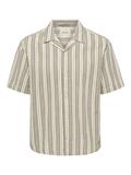 ONSCRUZ RLX SEERSUCKER RESO. SS SHIRT VD antique white
