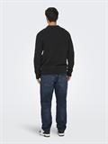 ONSDALE RLX LS POLO KNIT NOOS black
