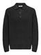 ONSDALE RLX LS POLO KNIT NOOS black
