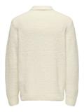 ONSDALE RLX LS POLO KNIT NOOS gardenia