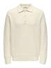 ONSDALE RLX LS POLO KNIT NOOS gardenia