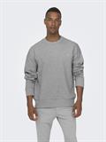 ONSDAN LIFE RLX HEAVY SWEAT CREW hellgrau1