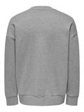 ONSDAN LIFE RLX HEAVY SWEAT CREW hellgrau1