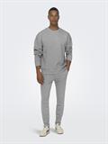 ONSDAN LIFE RLX HEAVY SWEAT CREW hellgrau1