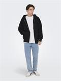 ONSDAN LIFE RLX HEAVY ZIP HOODIE NOOS black