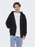 ONSDAN LIFE RLX HEAVY ZIP HOODIE NOOS black