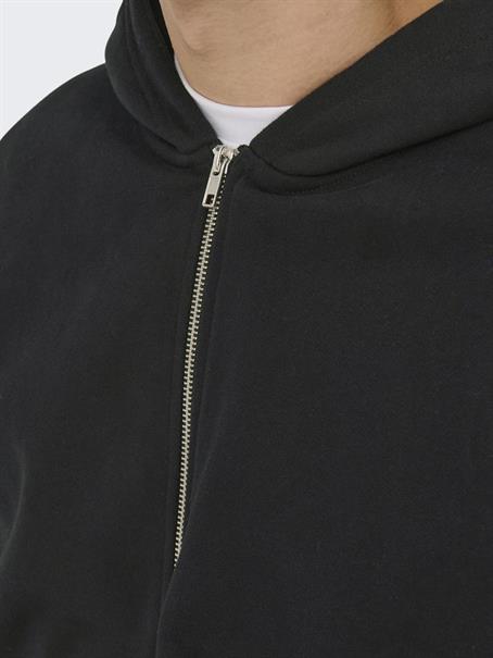 ONSDAN LIFE RLX HEAVY ZIP HOODIE NOOS black