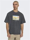 ONSDEVIN OVZ WASHED SS TEE VD black