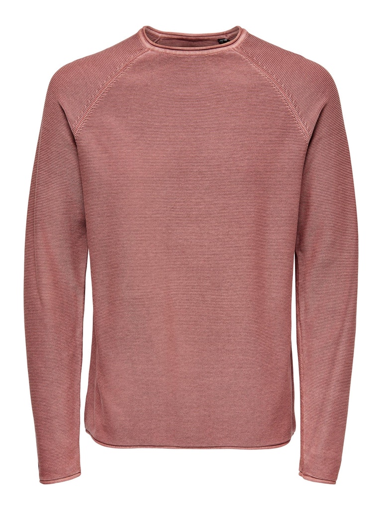 Only & Sons Herren Pullover 22016131 Burlwood - größe