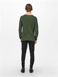 ONSDEXTOR 12 WASH RAGLAN KNIT olive night
