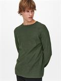ONSDEXTOR 12 WASH RAGLAN KNIT olive night