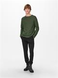ONSDEXTOR 12 WASH RAGLAN KNIT olive night