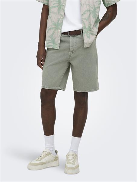 ONSEDGE GREEN 7979 TAI DNM SHORTS NOOS calliste green