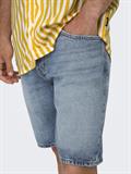 ONSEDGE LBD 6092 DOT DNM SHORTS light blue denim