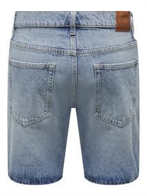 ONSEDGE LBD 6092 DOT DNM SHORTS light blue denim