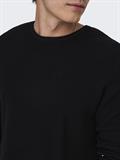 ONSERIC REG 12 STRUC CREW KNIT NOOS black