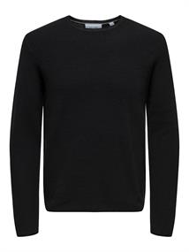 ONSERIC REG 12 STRUC CREW KNIT NOOS black