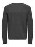 ONSERIC REG 12 STRUC CREW KNIT NOOS grey pinstripe
