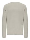 ONSERIC REG 12 STRUC CREW KNIT NOOS silver lining1
