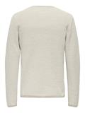 ONSERIC REG 12 STRUC CREW KNIT NOOS silver lining2