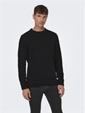 ONSESE LIFE REG 7 KNIT NOOS black