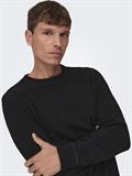 ONSESE LIFE REG 7 KNIT NOOS black