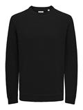 ONSETHAN LIFE REG 7 CREW KNIT NOOS black