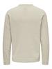 ONSETHAN LIFE REG 7 CREW KNIT silver lining