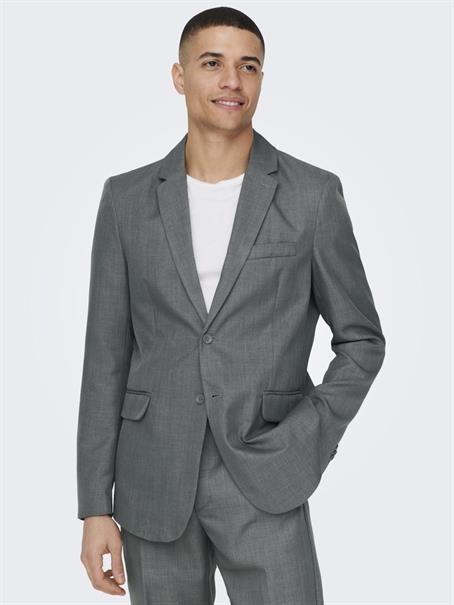 ONSEVE SLIM 2BTN 0052 BLAZER medium grey melange