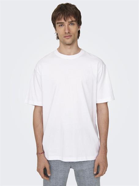 ONSFRED LIFE RLX SS TEE NOOS bright white