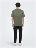 ONSFRED LIFE RLX SS TEE NOOS castor gray