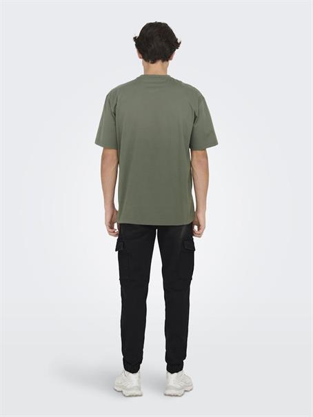 ONSFRED LIFE RLX SS TEE NOOS castor gray