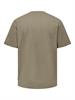 ONSFRED LIFE RLX SS TEE NOOS desert taupe