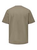 ONSFRED LIFE RLX SS TEE NOOS desert taupe