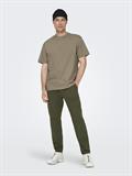 ONSFRED LIFE RLX SS TEE NOOS desert taupe