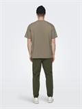 ONSFRED LIFE RLX SS TEE NOOS desert taupe