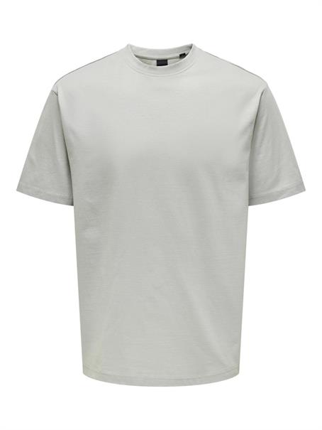 ONSFRED LIFE RLX SS TEE NOOS mirage gray