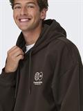 ONSGALLERY VTG HOODIE coffee bean