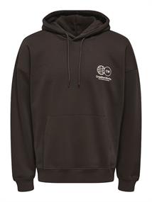ONSGALLERY VTG HOODIE coffee bean