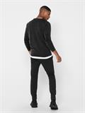 ONSGARSON 12 WASH CREW KNIT black