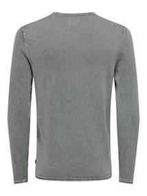 ONSGARSON 12 WASH CREW KNIT castor gray