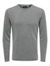 ONSGARSON 12 WASH CREW KNIT castor gray