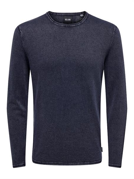 ONSGARSON 12 WASH CREW KNIT dress blues