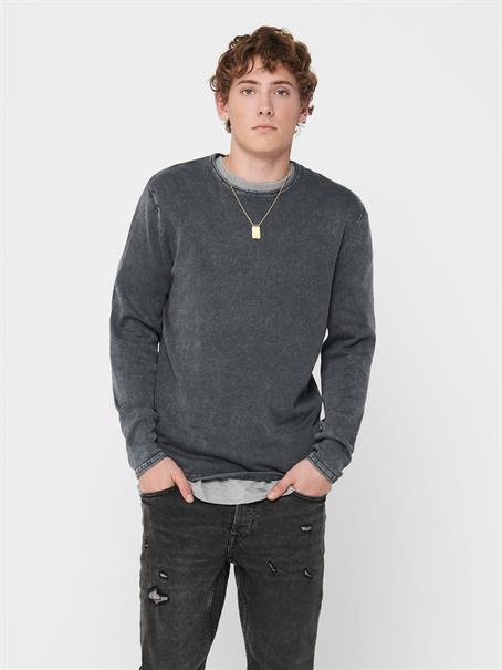 ONSGARSON 12 WASH CREW KNIT ombre blue