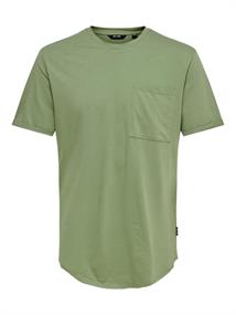 ONSGAVIN LIFE SS TEE NOOS oil green