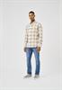 ONSGUDMUND LS CHECKED SHIRT NOOS antique white