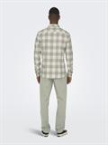 ONSGUDMUND LS CHECKED SHIRT NOOS antique white