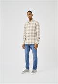 ONSGUDMUND LS CHECKED SHIRT NOOS antique white