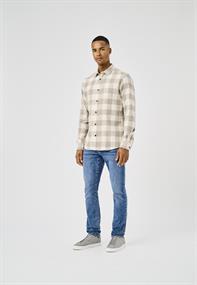 ONSGUDMUND LS CHECKED SHIRT NOOS antique white